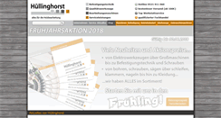 Desktop Screenshot of huellinghorst.de